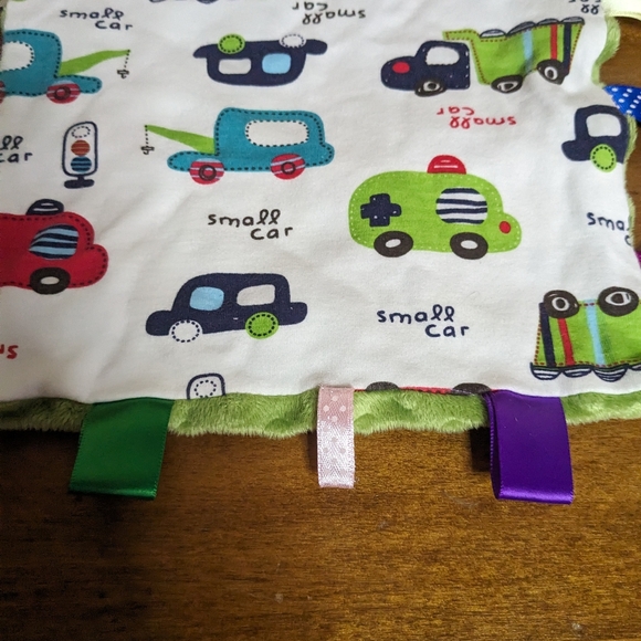 Taggies Green Tag Security Blanket,Soft Tag Blanket Lovey Toy - Picture 6 of 7